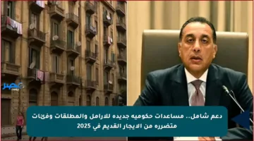 دعم شامل.. مساعدات حكومية جديدة للأرامل والمطلقات وفئات متضررة من الإيجار القديم في 2025